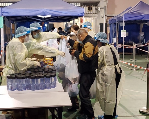 油麻地受限區完成強測,260人檢測零確診。