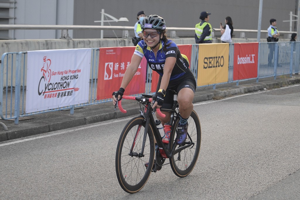 「牛下女車神」李慧詩表示，去年參加項目時傾向練習，以快為主，錯過不少沿路風光，今年則「寓娛樂於練車」。陳浩元攝