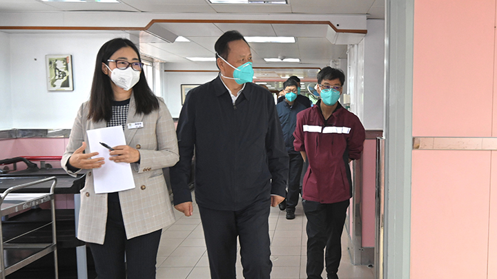 仝小林率領的內地中醫專家組今日繼續訪港考察行程。政府新聞處圖片