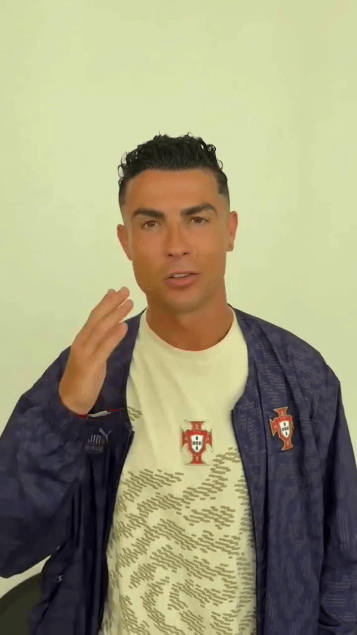 C朗拿度拍片为委内瑞拉地震中须要截肢的男童打气。 armando poyo IG