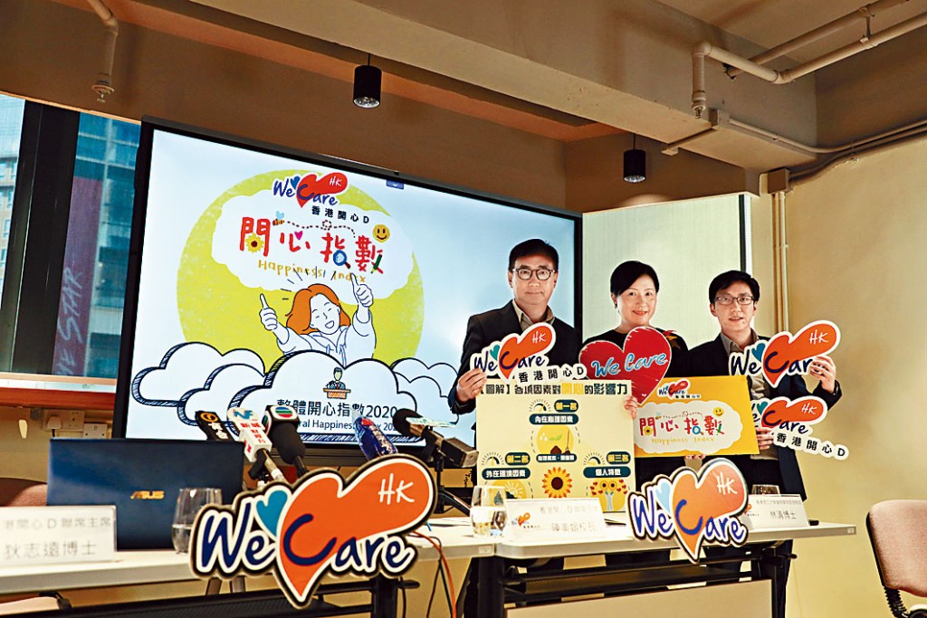 社會企業調查發現，港人整體開心指數只有六點一六分，與去年相若。