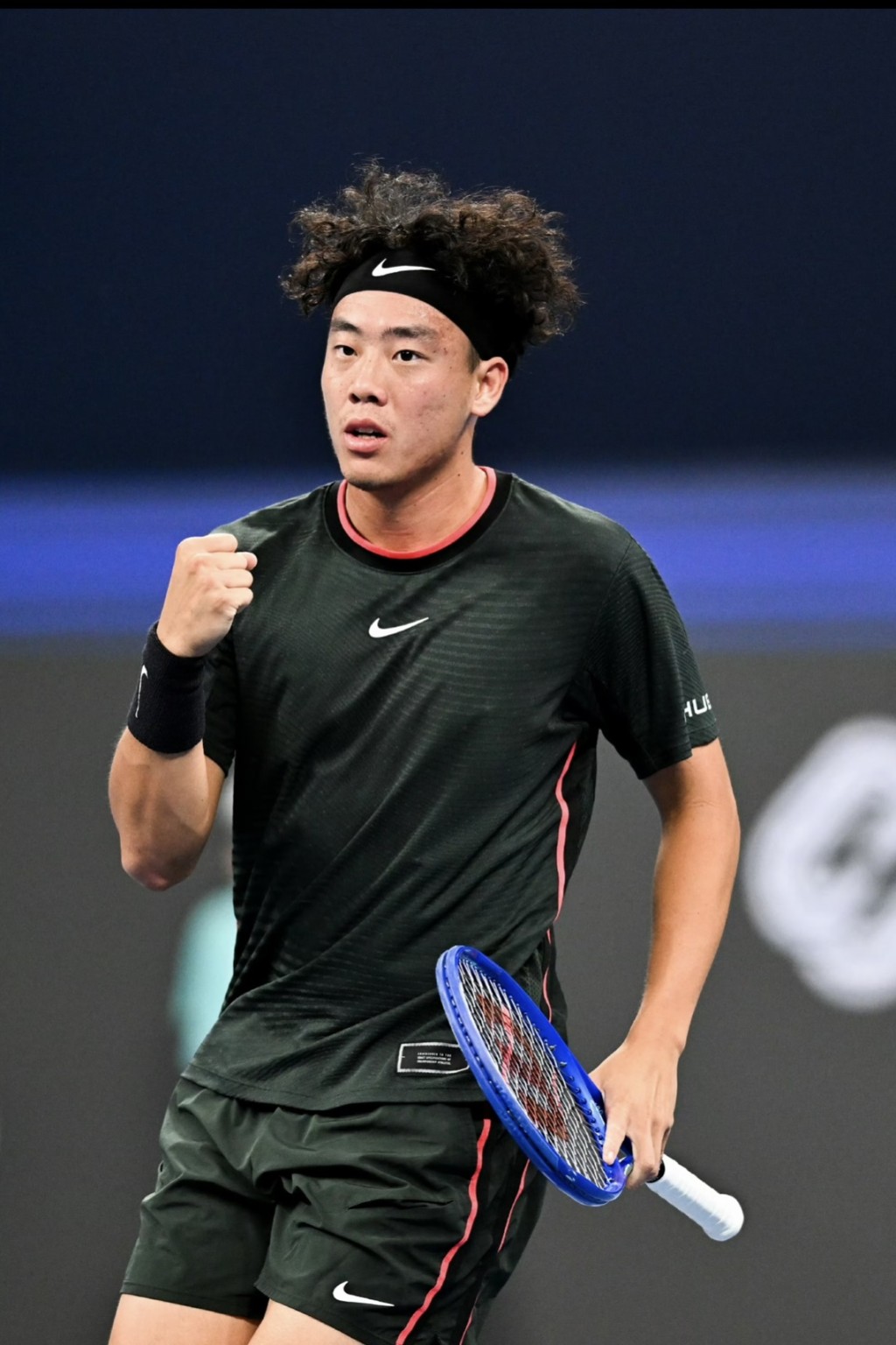 黃澤林今晚將出戰ATP250杭州站的八強賽。微博圖片 黃澤林今晚將出戰ATP250杭州站的八強賽。微博圖片