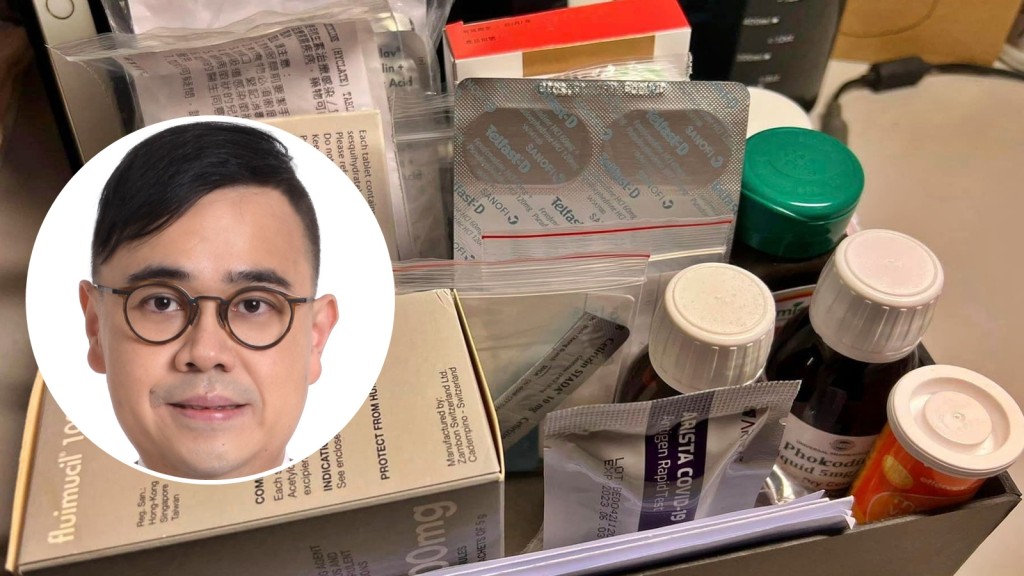 民建聯會計界立法會議員黃俊碩(小圖)至今仍未收到確診通知。FB圖片