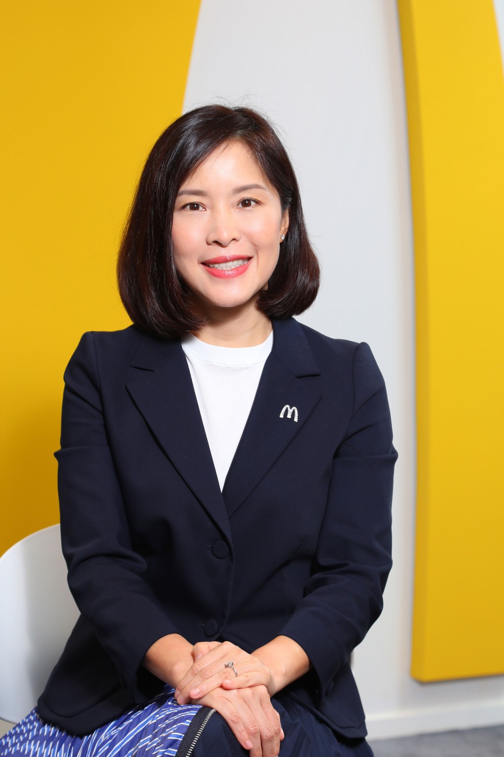 香港麥當勞行政總裁黎韋詩。 香港麥當勞行政總裁黎韋詩。