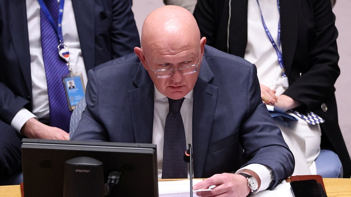 涅本濟亞指俄方不會認真看待IAEA報告。路透社圖片