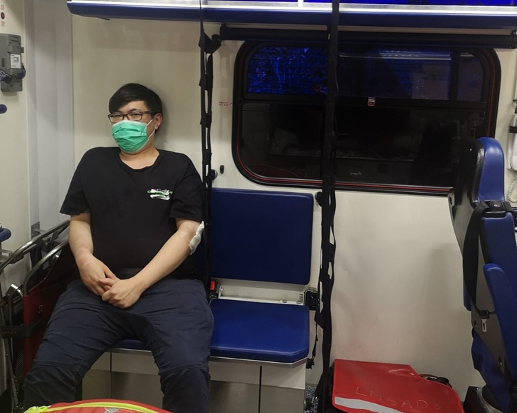 其中一名傷者。