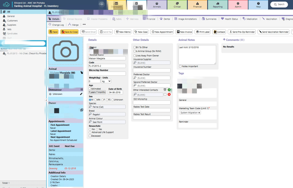 對方聲稱,單憑醫療記錄等資料,無法確定這隻貓就是P小姐所走失的貓隻。(受訪者P小姐提供相片) 對方聲稱,單憑醫療記錄等資料,無法確定這隻貓就是P小姐所走失的貓隻。(受訪者P小姐提供相片)