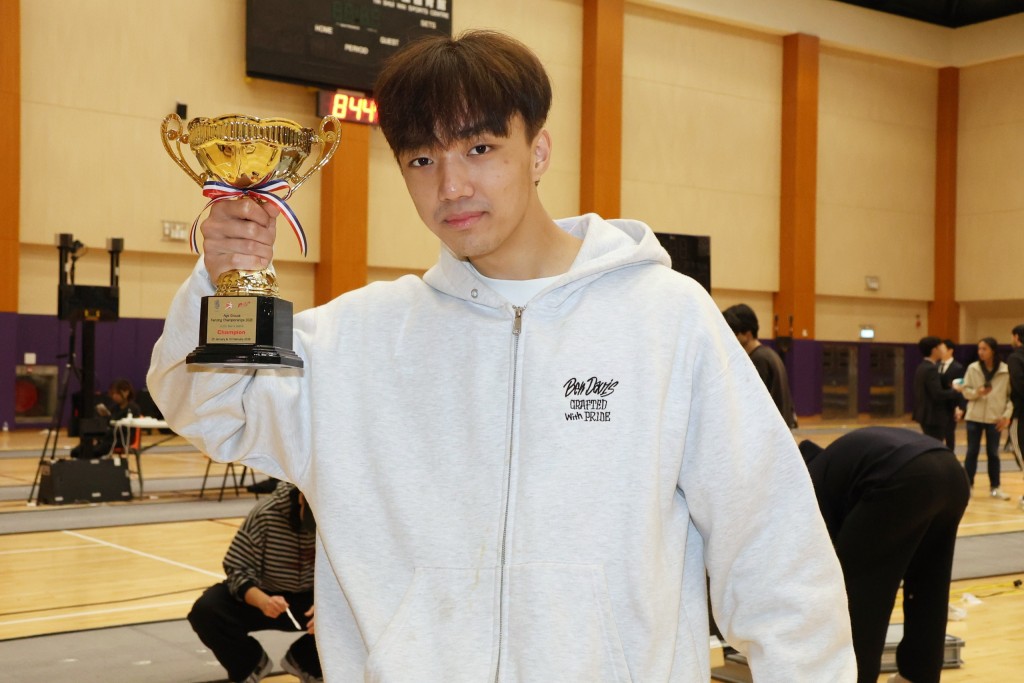 19歲的男佩新力軍何柏霖在分齡賽成功衛冕青年組冠軍，他將最後一次出戰亞青賽，期望爭金。徐嘉華攝