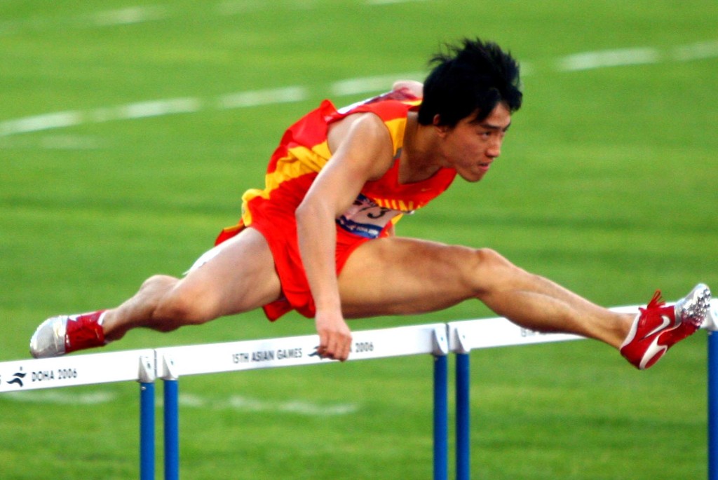 劉翔曾是家喻戶曉的中國體育明星。 中新社資料圖片