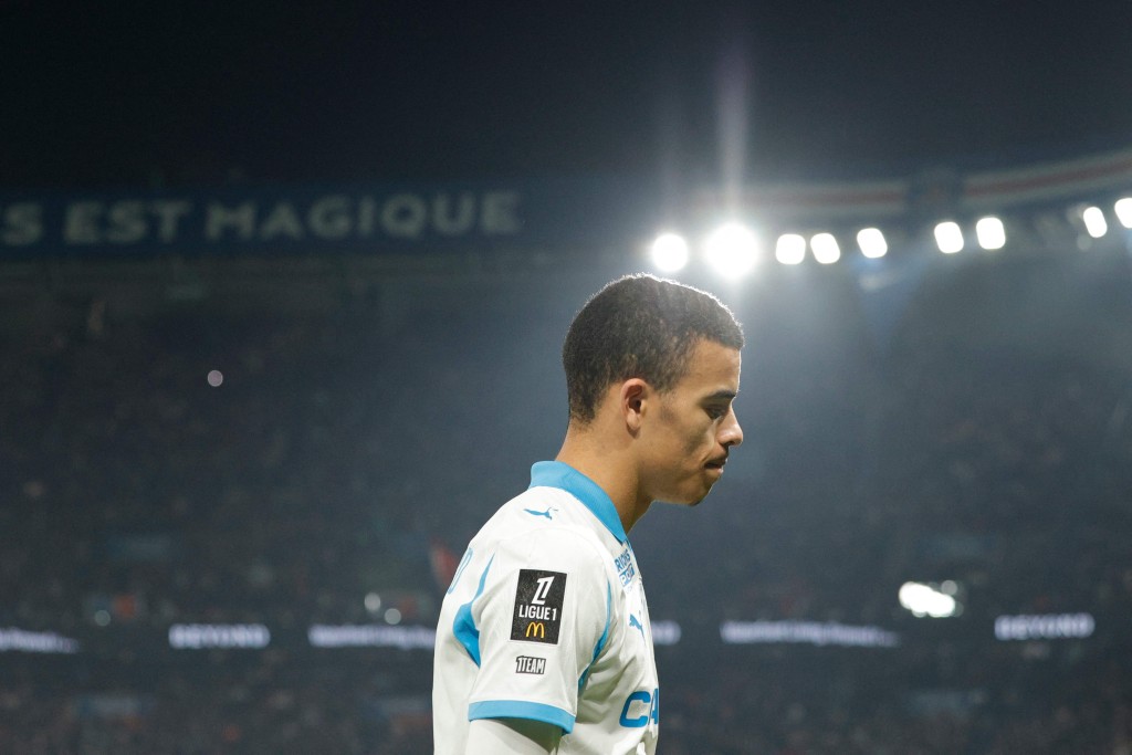 馬賽陣中頭號星將美臣格連活特。法新社