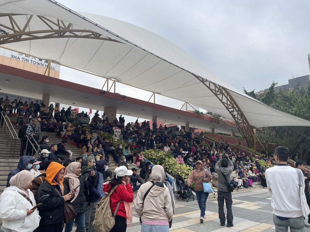 聖誕節期間人流明顯增加。