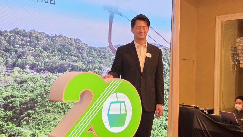 董沛銓表示，正積極籌備在今年暑假的某些特定晚上，推出夜間纜車。趙克平攝