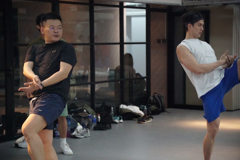 朱鑑然做特訓。