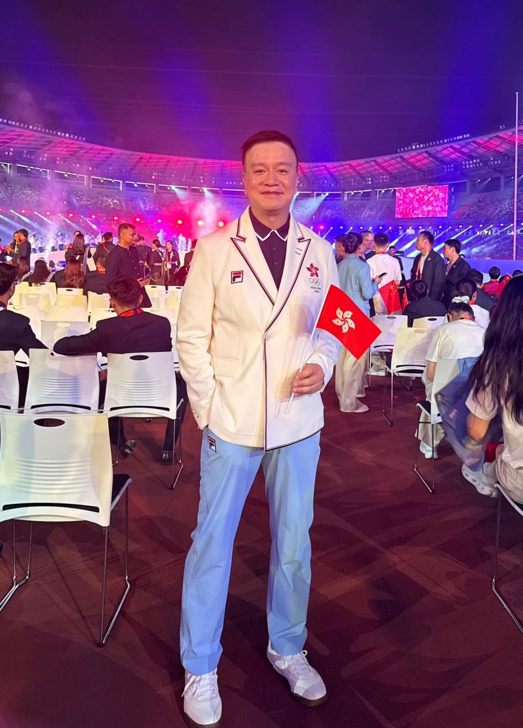 容樹恒率歷屆最龐大醫療團出征亞運,成港將最強後盾。 容樹恒率歷屆最龐大醫療團出征亞運,成港將最強後盾。