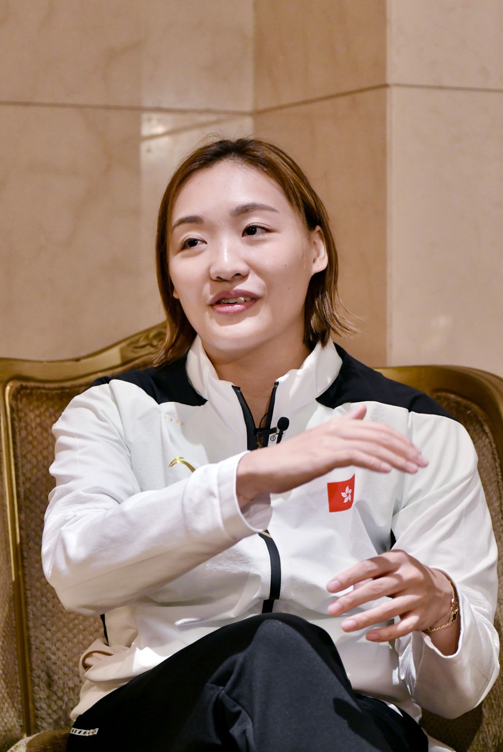 阿雪在全英赛夺得季军后，写“千字文”抒发。星岛图片