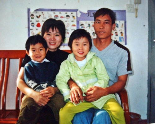 李柏森在14年前的今日,斬殺妻子金淑英及兩名女兒。資料圖片