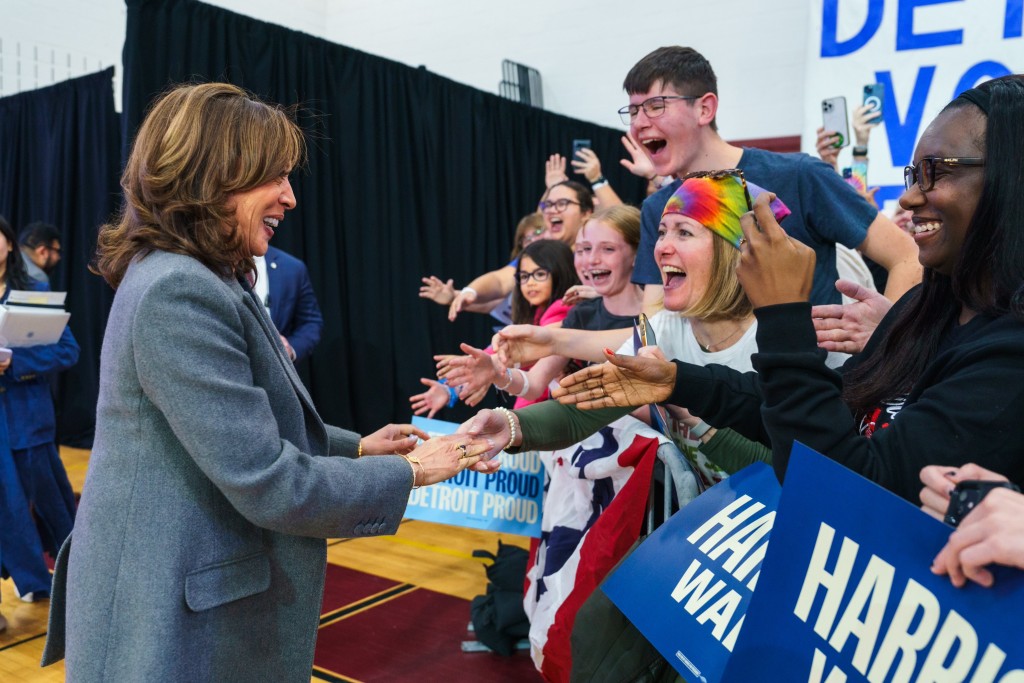 賀錦麗在大選期間得到許多支持聲音。（X@KamalaHarris）