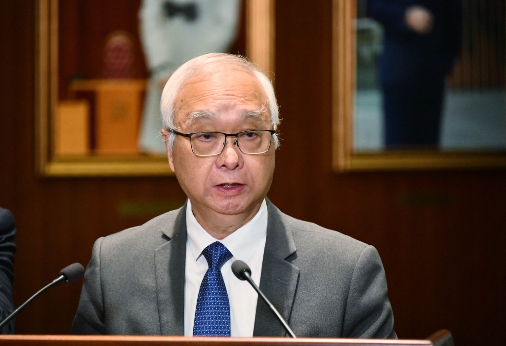 環境及生態局局長謝展寰。 環境及生態局局長謝展寰。