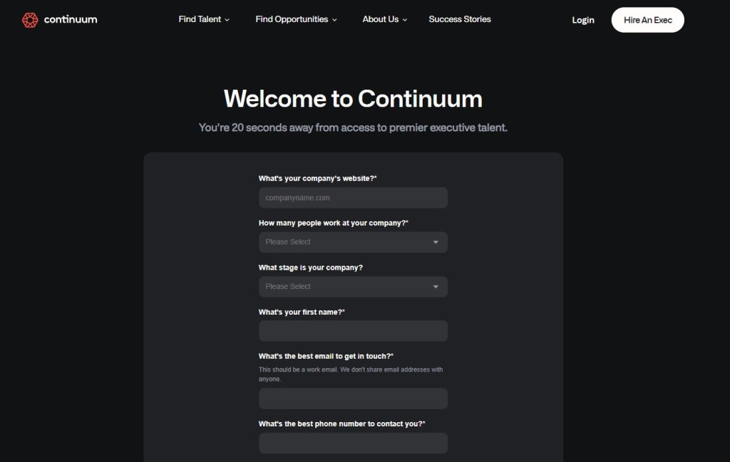 Nolan Church離開Google後創立Continuum招聘網。 