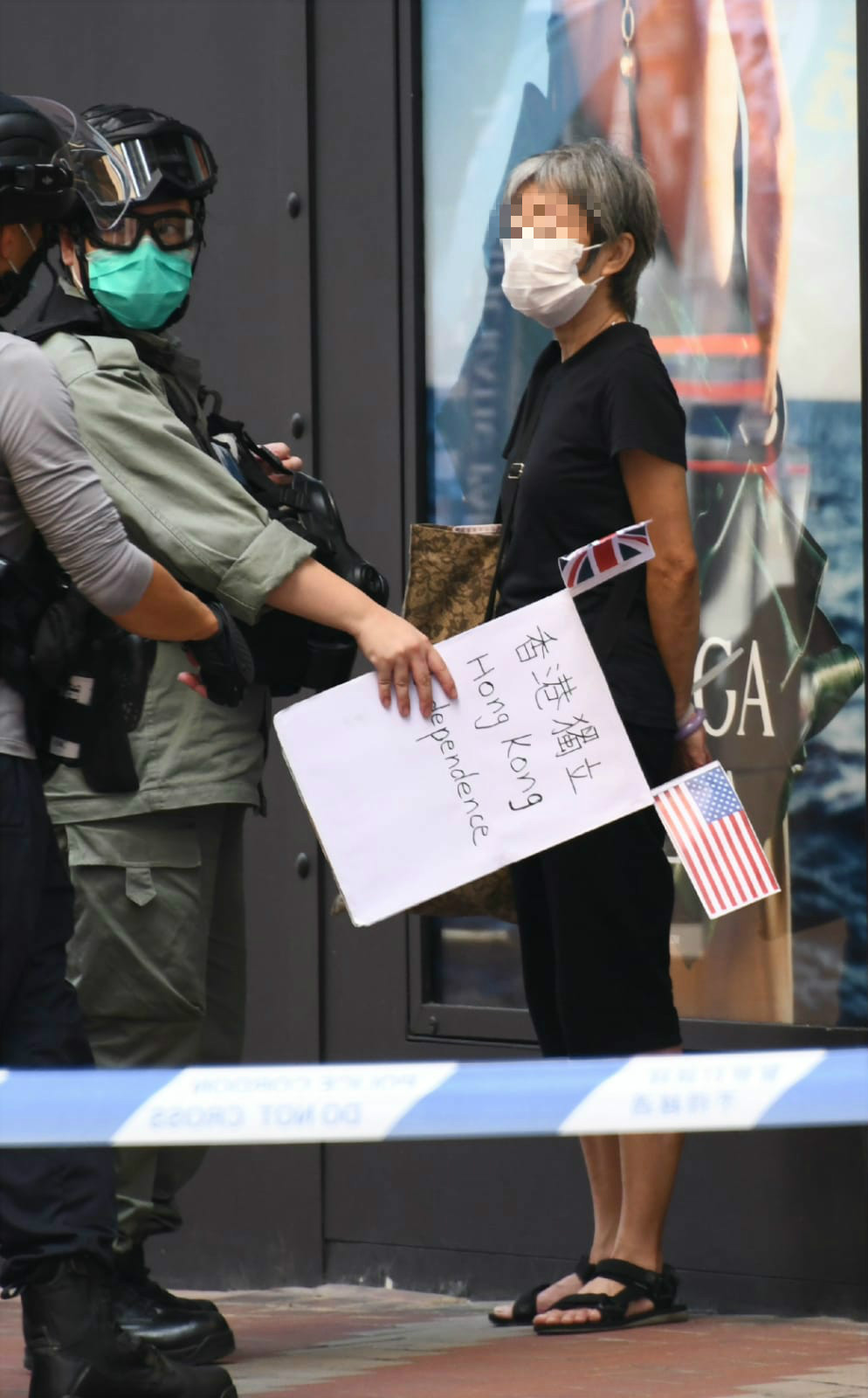 示威中被捕人士。資料圖片