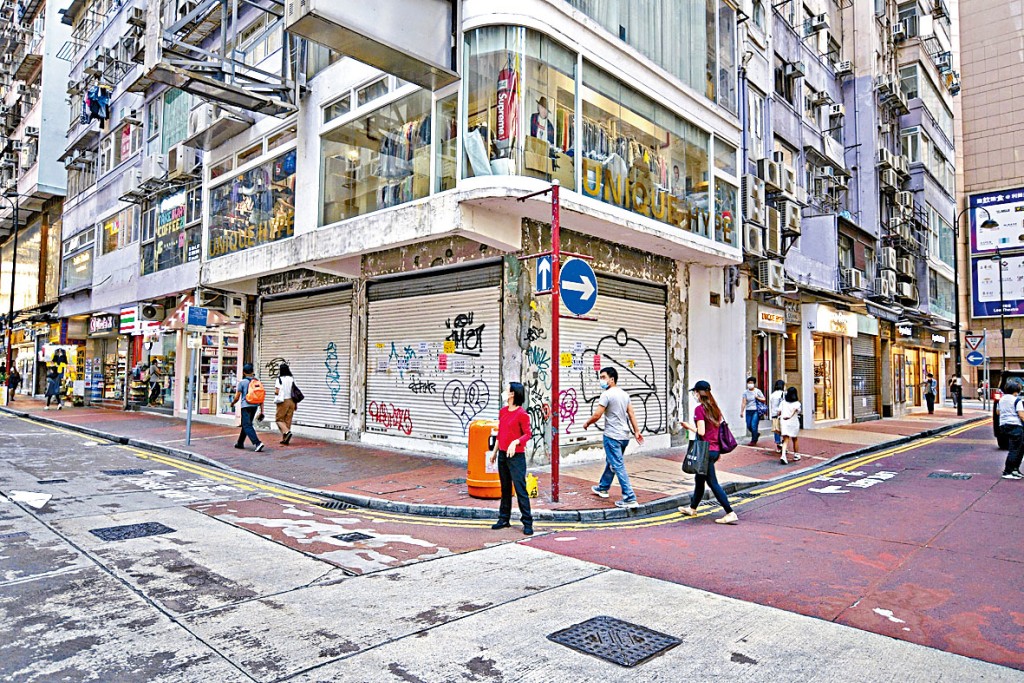 兆安李太以15萬租出利園山道單邊鋪。