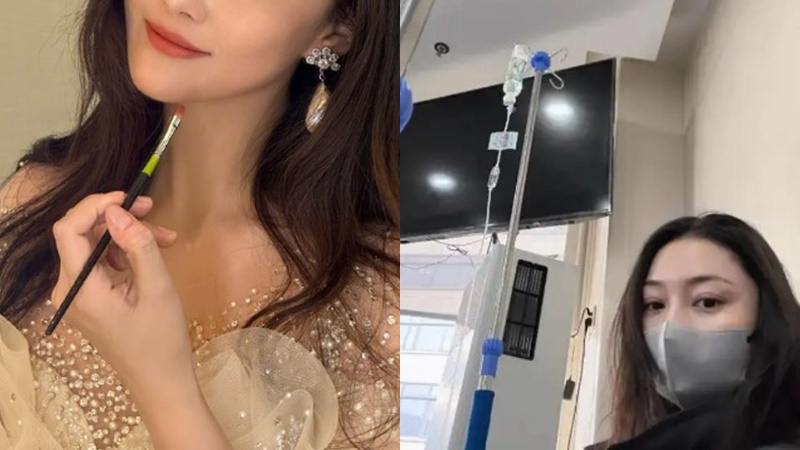 38歲「吳卓羲舊愛」狂發高燒終入院  插喉吊鹽水影像曝光  身材展現「病態」惹擔憂