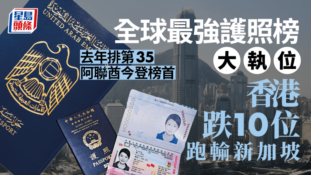 阿聯酋護照成為全球最強護照。