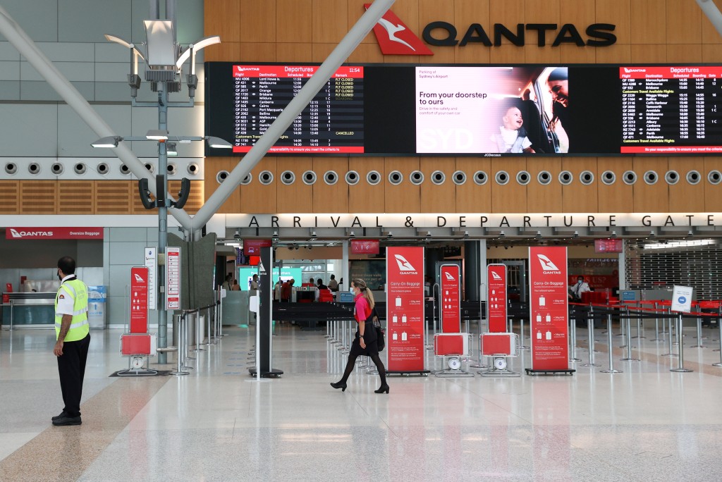 澳洲悉尼機場。 路透社
