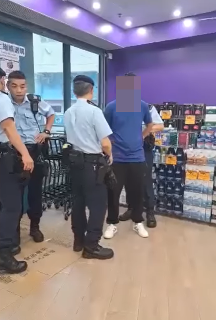 男子當場被捕。