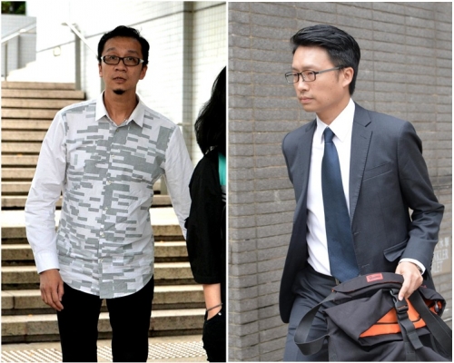 梁偉倫（左）及林俊傑（右）。