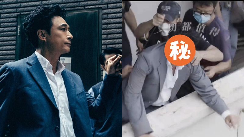 63歲吳鎮宇被拋出13樓嚇到面青  驚到腳震連滾帶爬狂唞大氣  「火爆影帝」霸氣盡失