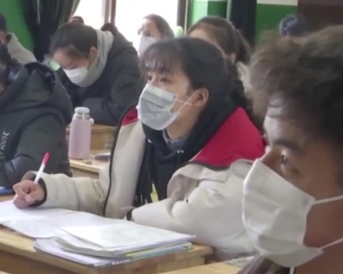 江蘇南通的西藏民族中學，有467名學生寒假一直留在學校未有出門。(網圖)