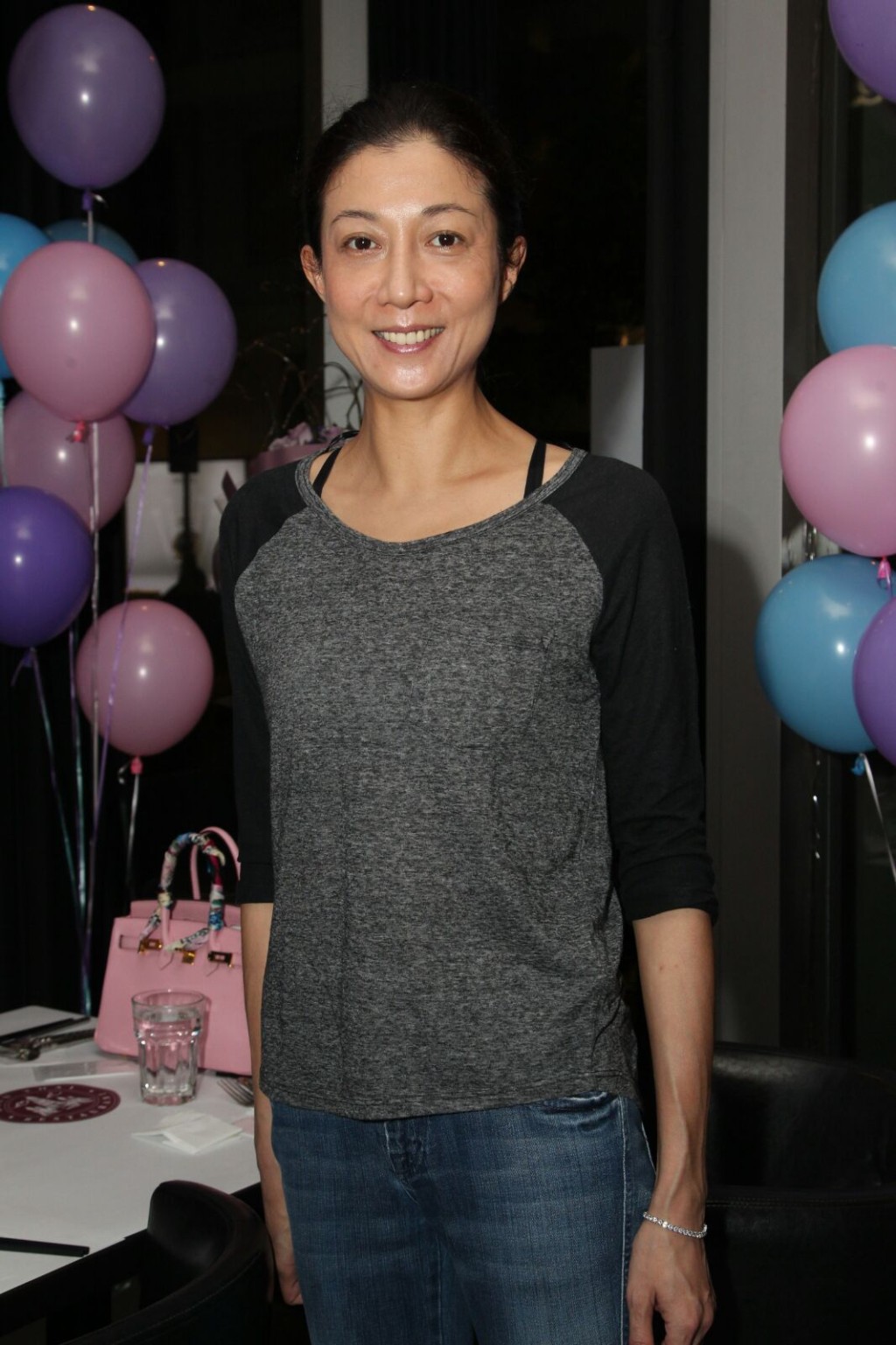 吴绮莉坦承女儿仍留医。 (谭志光 摄)