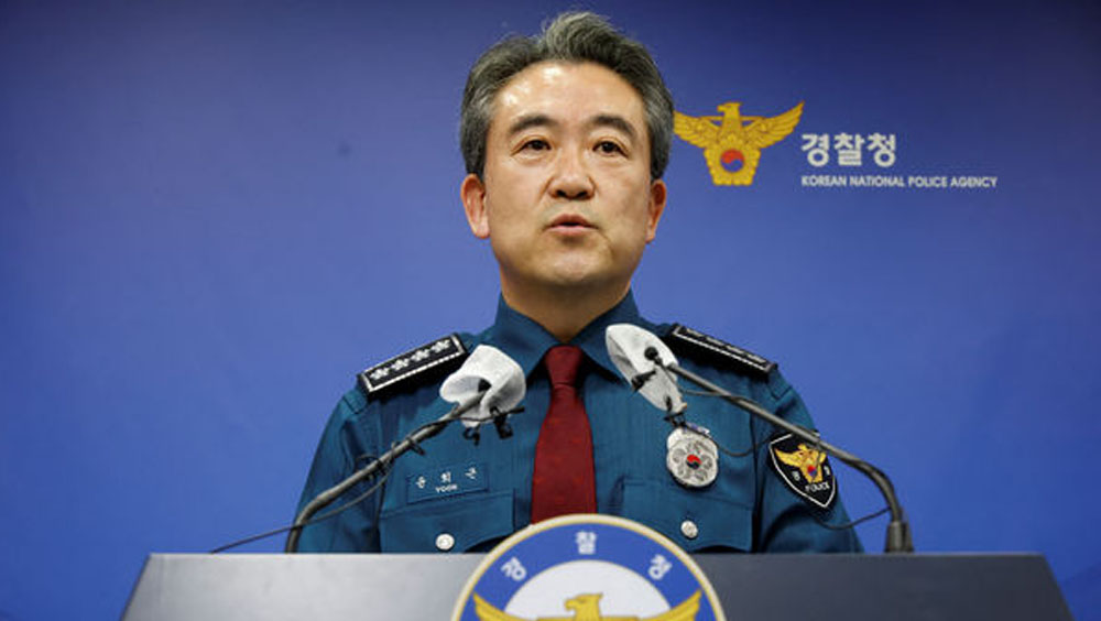 南韓警察廳長承認梨泰院人踩人事故當日喝了酒，稱當天他在放假。路透社資料圖