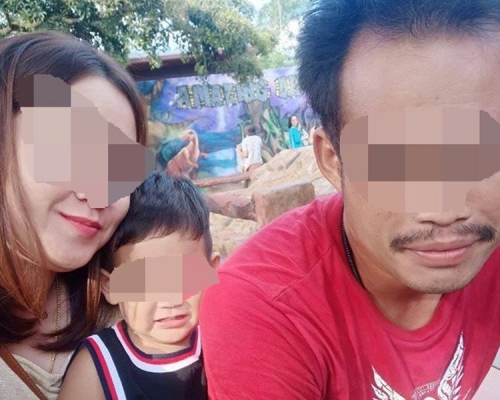 帕普與妻兒。網圖