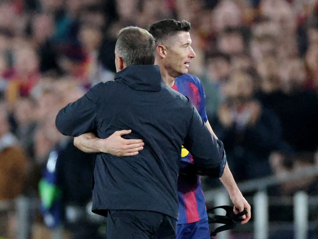 37岁利云度夫斯基创最老梅开二度纪录。路透社