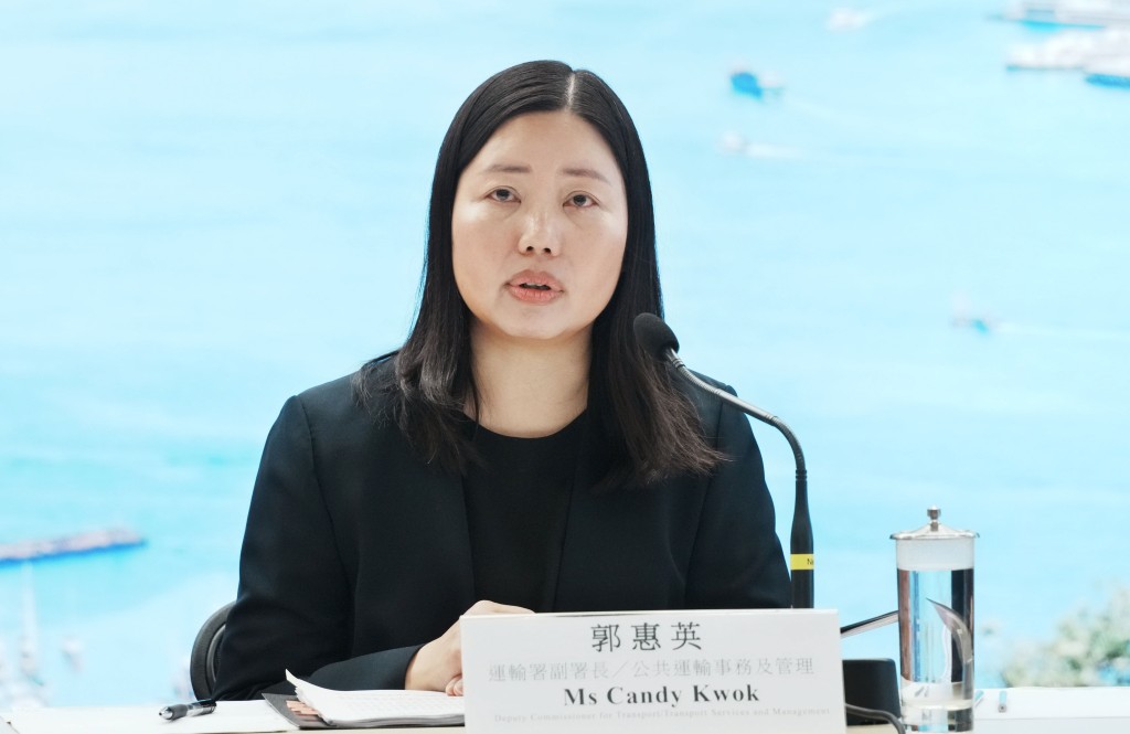 運輸署副署長(公共運輸事務及管理)郭惠英。 運輸署副署長(公共運輸事務及管理)郭惠英。