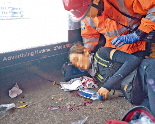 反修例動亂期間的觸目人物「爆眼少女」,已於去年九月離港赴台。