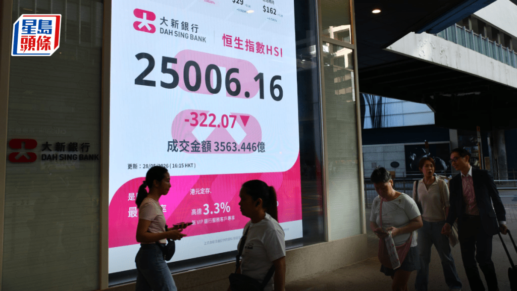 美軍攻擊伊朗刺激油價急漲 恒指跌322點 ATM捱沽 專家料內地股民沽貨為主｜港股收市
