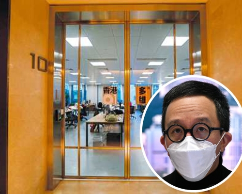 消息指該名《香港01》記者曾訪問梁卓偉。資料圖片