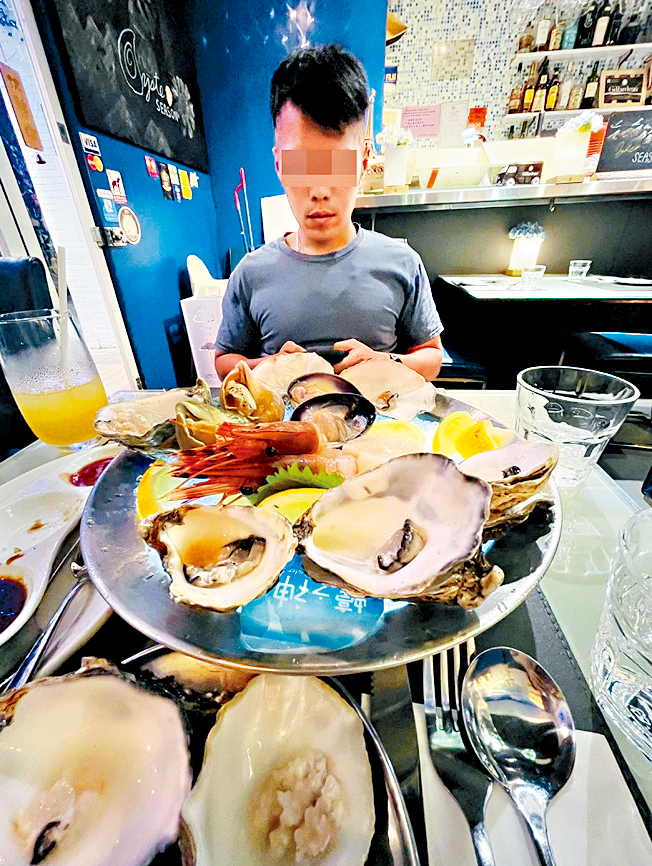 男子自稱任職消防員，被踢爆約會時「呃飯食」。