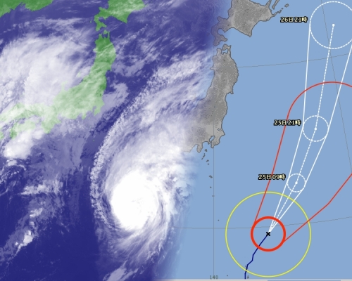 「博羅依」預料不會登陸日本。日本氣象廳