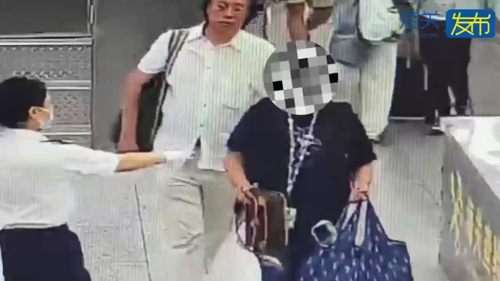 腰绑保鲜纸藏15只濒危陆龟，步姿僵硬女客福田口岸断正。