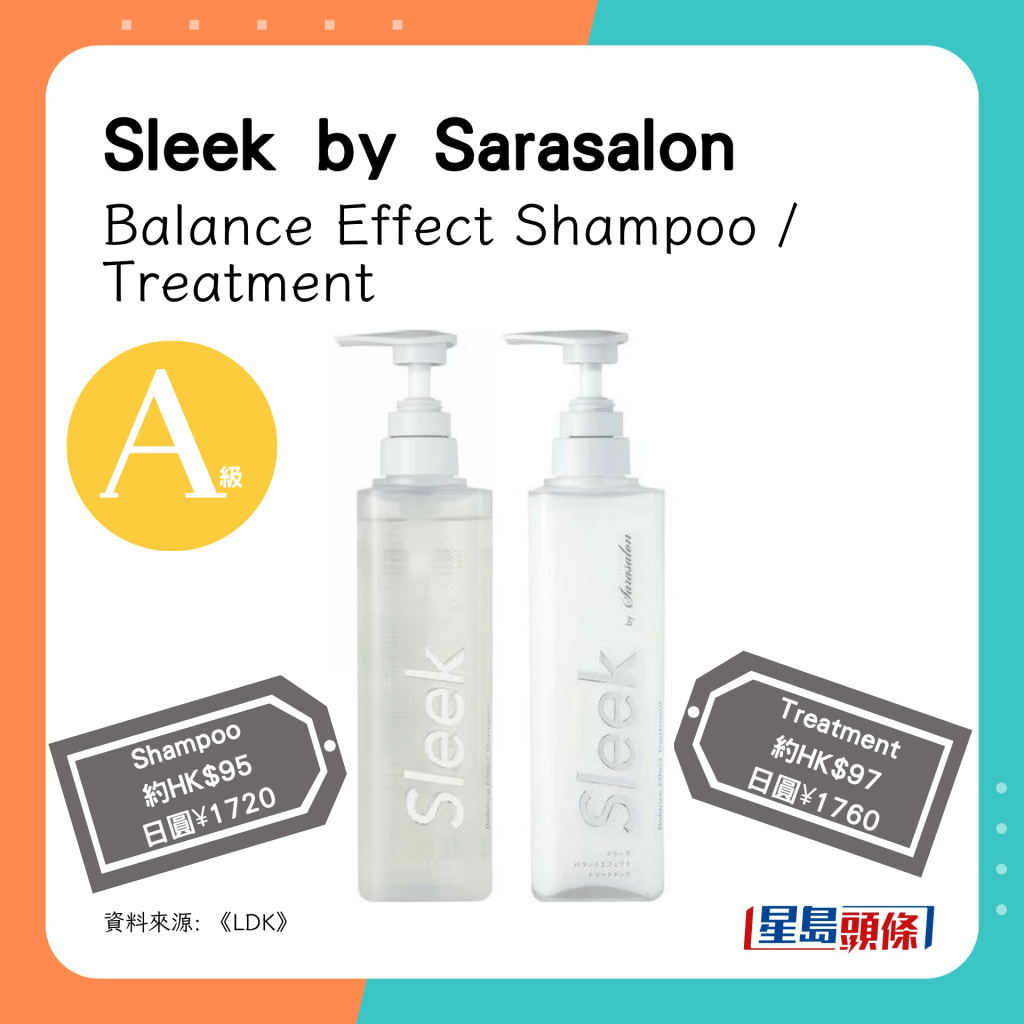 Sleek by Sarasalon Balance Effect Shampoo / Treatment