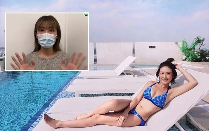 現年28歲的李君妍出關後報平安。