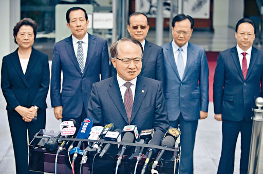 ■王志民二○一七年九月起任中聯辦主任。