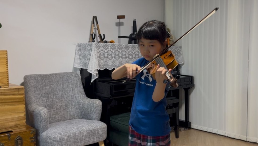 路睎媛(Amelia)明白到耐心練習才能進步。(受訪者提供) 路睎媛(Amelia)明白到耐心練習才能進步。(受訪者提供)