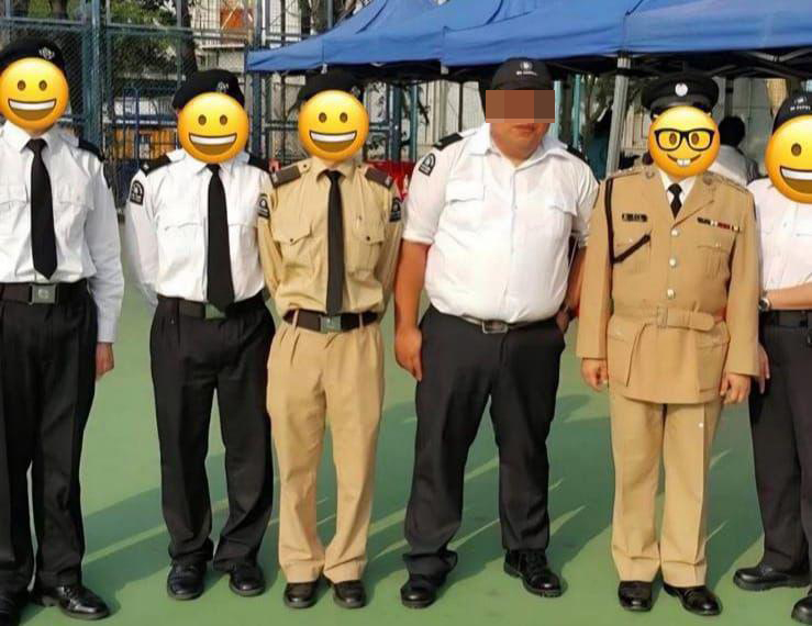 網民指貪心男疑為醫療輔助隊的成員。
