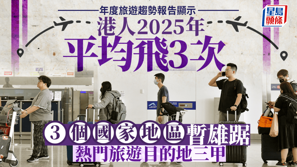 港人今年平均飞3次 逾六成住高星级酒店 日台泰居2026年外游三甲