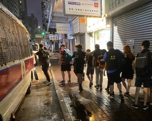 多人被捕。警方圖片